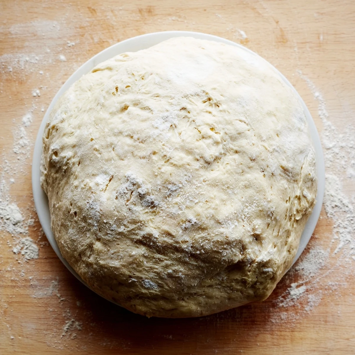 Golden-crusted homemade pizza dough, warm from the oven, ready for your favorite toppings.