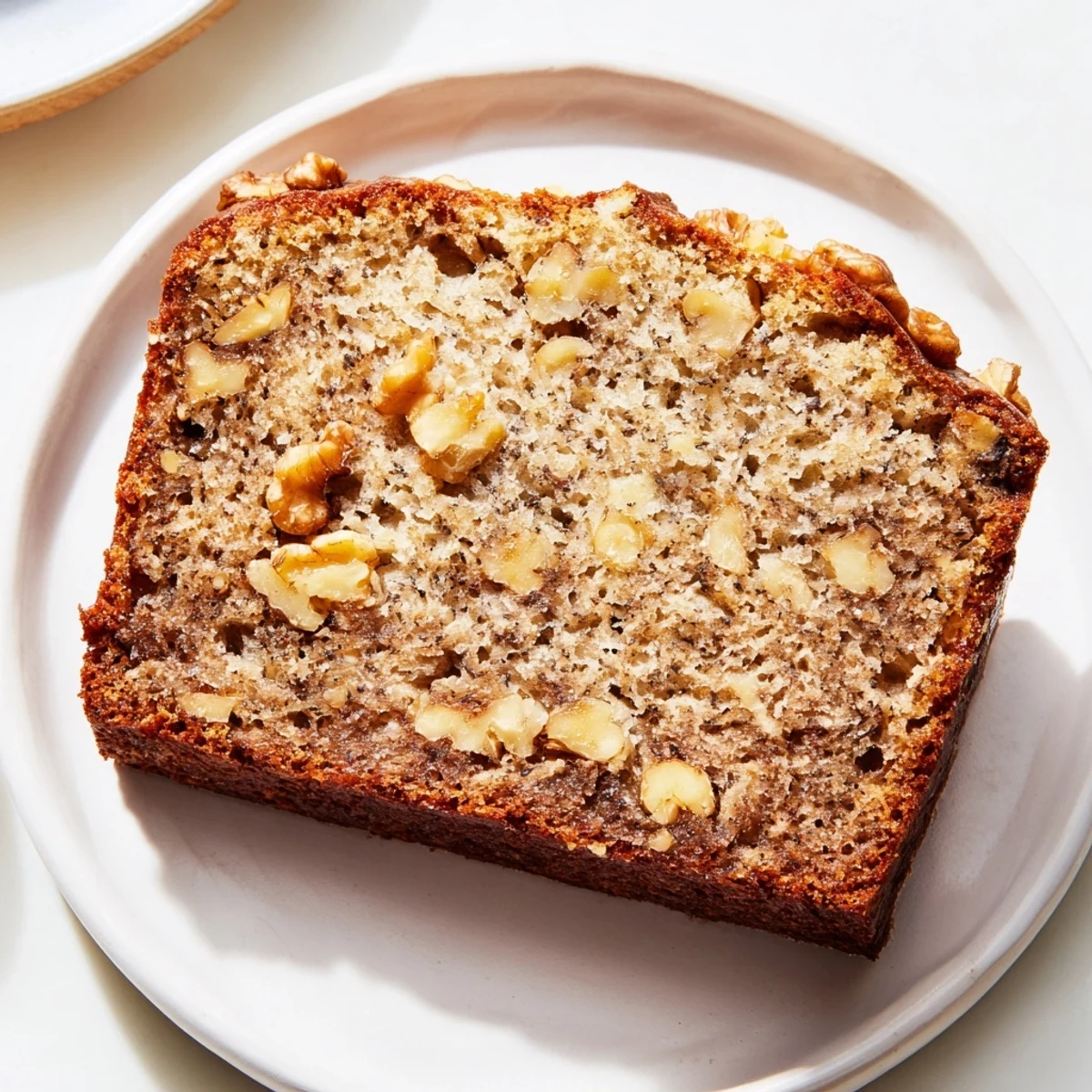 Golden Simple Banana Bread loaf, warm and inviting; perfect for breakfast or dessert.