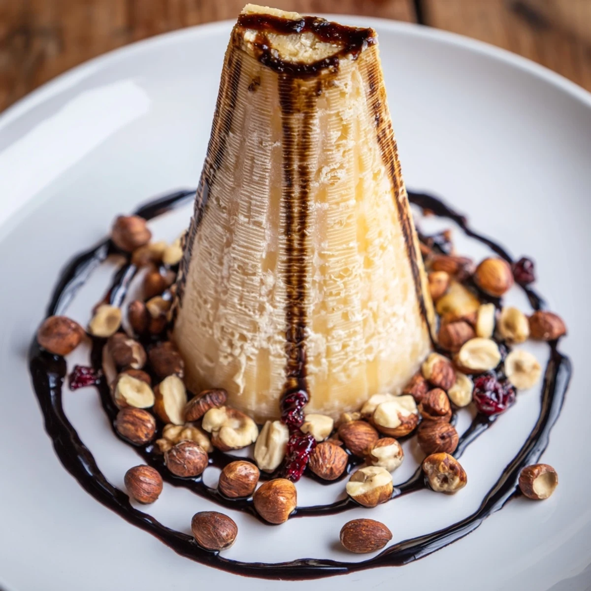 The Sundial cheese platter, a beautiful appetizer with rich flavors and contrasting textures, ready to enjoy.