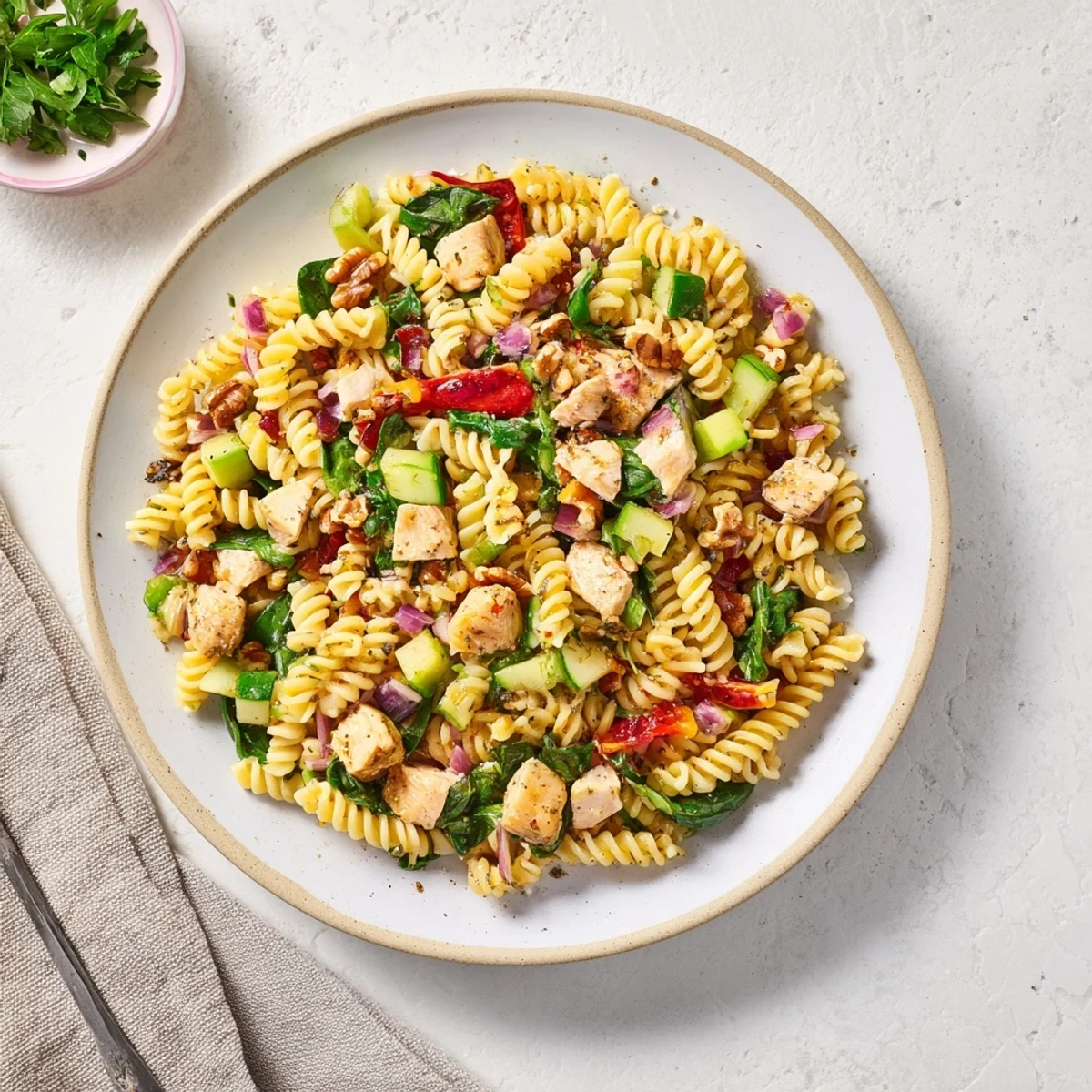 Pasta Salad Cranberry Vinaigrette