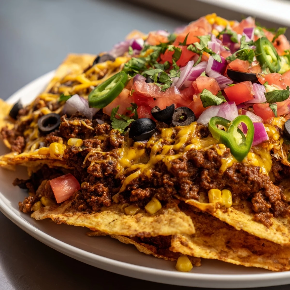 Deliciously cheesy Easy Sheet-Pan Nachos, loaded with toppings, offer a flavor-packed, Tex-Mex experience.