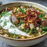 Persian Beef Barley Soup