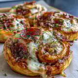 Pizza Pinwheels Pepperoni Mozzarella