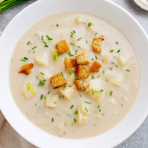 Quick simple potato leek