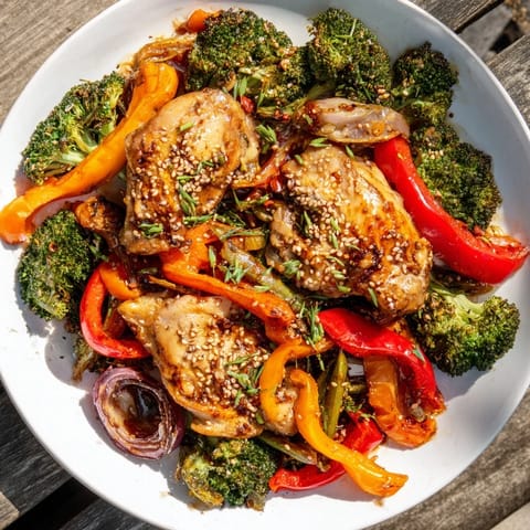Sheet Pan Chicken Stir Fry
