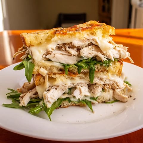 Leftover Pizza Chicken Sandwich
