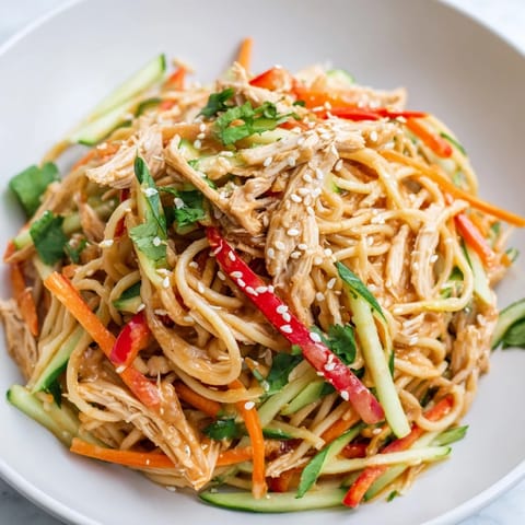Chilled Chicken Noodle Salad