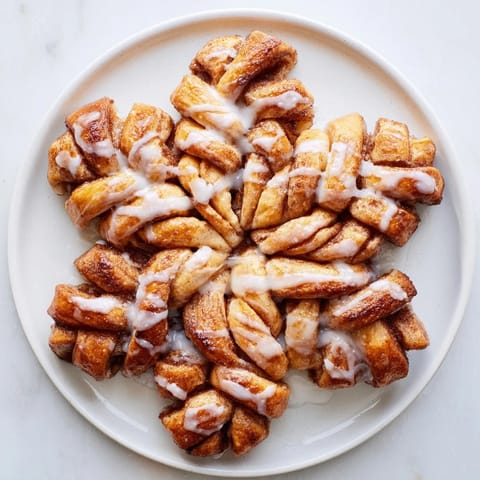 Cinnamon Roll Snowflake Delight