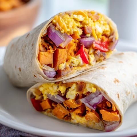 Sweet Potato Breakfast Burritos