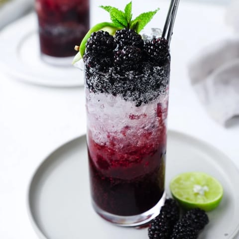 Dark Matter Black Layered Drink