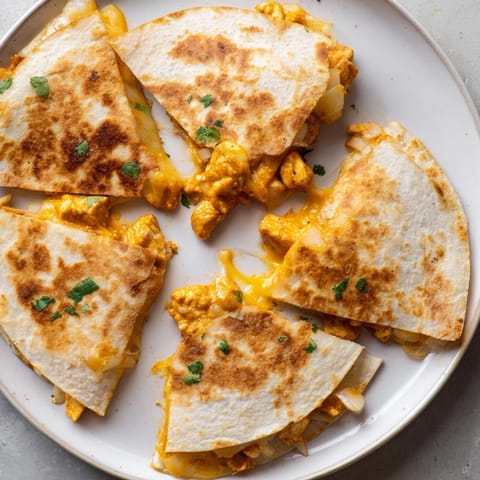 Butter Chicken Quesadillas