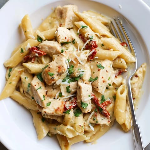 Creamy Sun-Dried Tomato Chicken Pasta