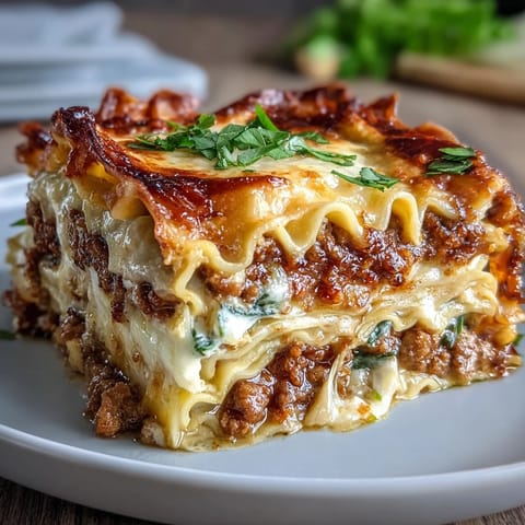 Asian Dumpling Lasagna Delight