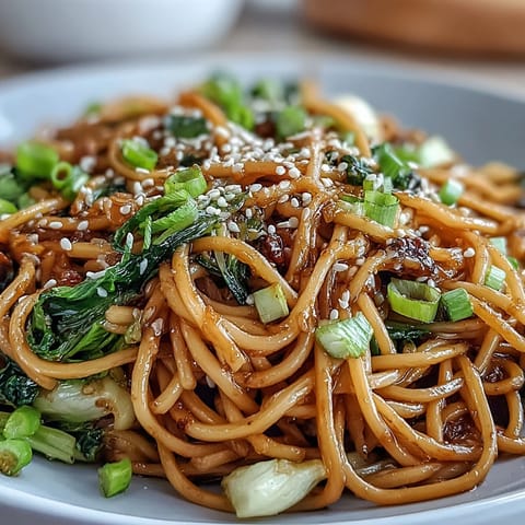 Asian Ginger Scallion Noodles