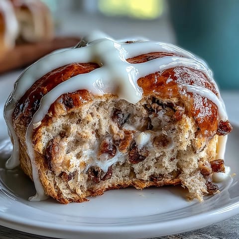 Soft, spiced homemade hot cross buns with juicy raisins, perfectly golden and ready for Easter brunch.  