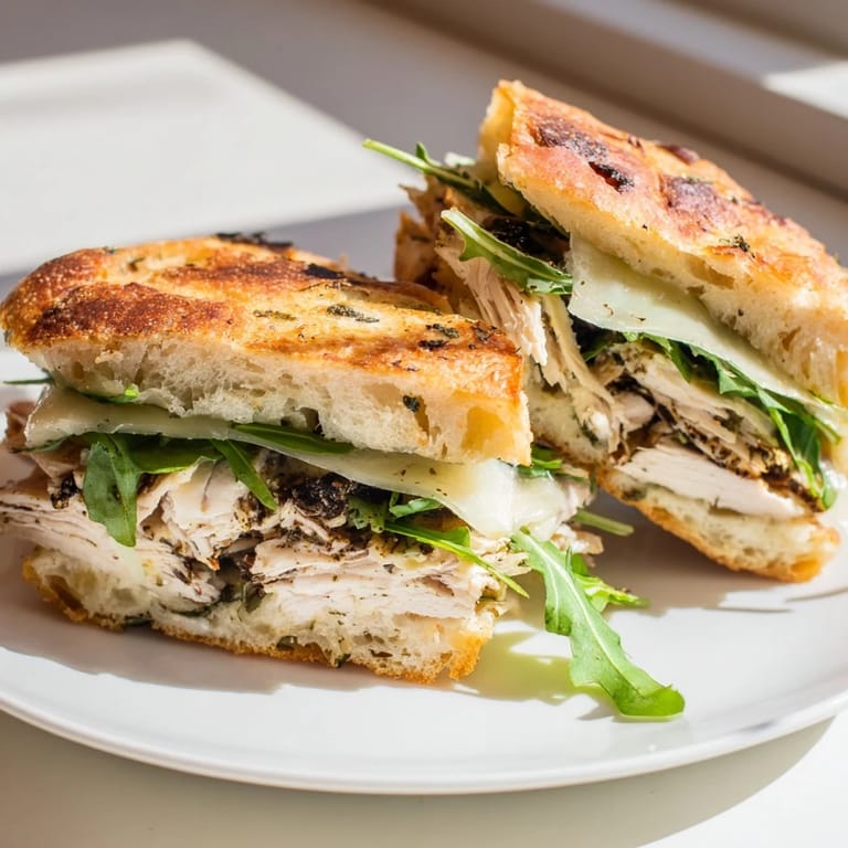 Gooey mozzarella and shredded chicken between pizza slices make this Leftover Pizza Chicken Sandwich irresistible.