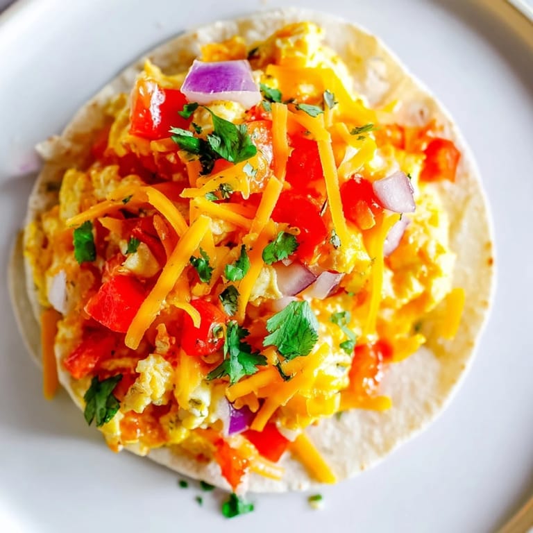 Freshly baked sheet pan breakfast tacos, a Tex-Mex inspired breakfast with flavorful eggs and taco shells.