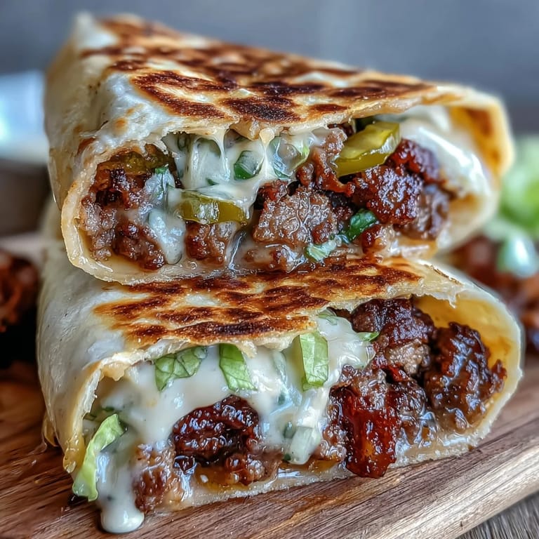 Flavorful smash burger tacos with seared beef, melted cheese, and crunchy vegetables, perfect for quick dinners.