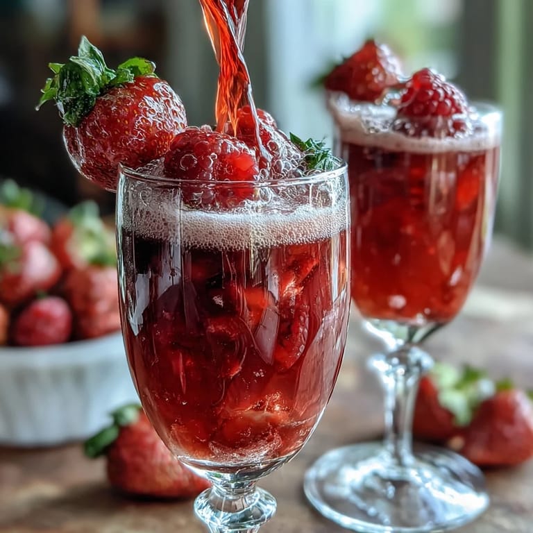 Interactive mimosa bar setup featuring strawberry, pineapple, and orange juices with champagne for Galentine's celebration.