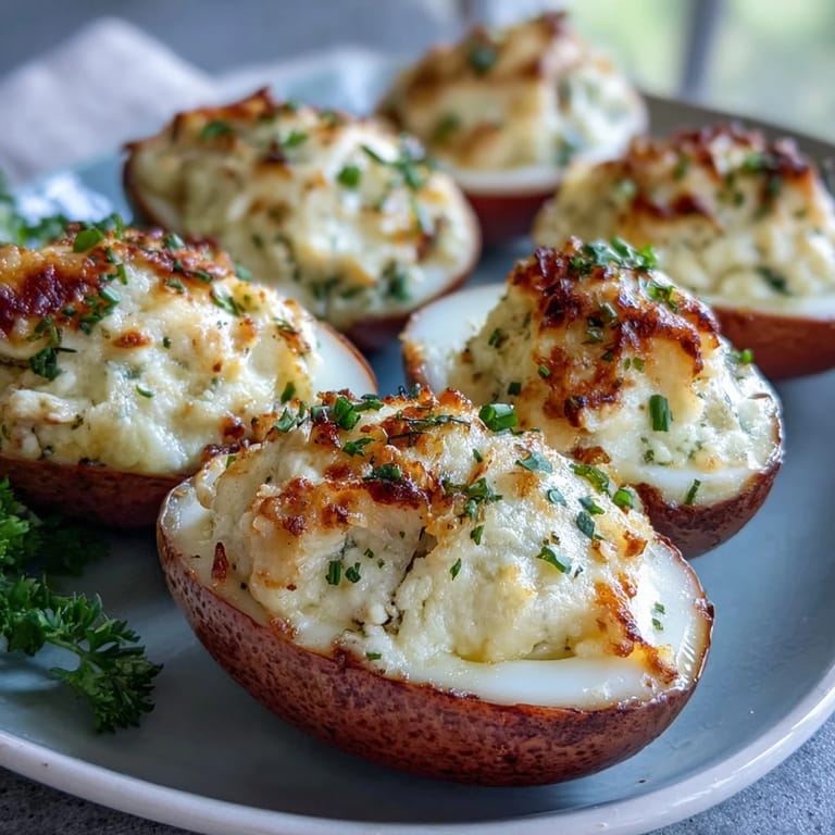 Festive deviled egg chicks with carrot beaks and feet, a creative Easter appetizer kids will love.
