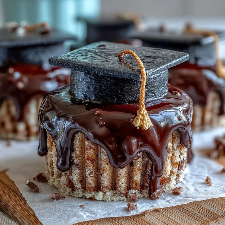 Easy fondant mortarboard cookies add a sweet, celebratory touch to any graduation dessert spread.  