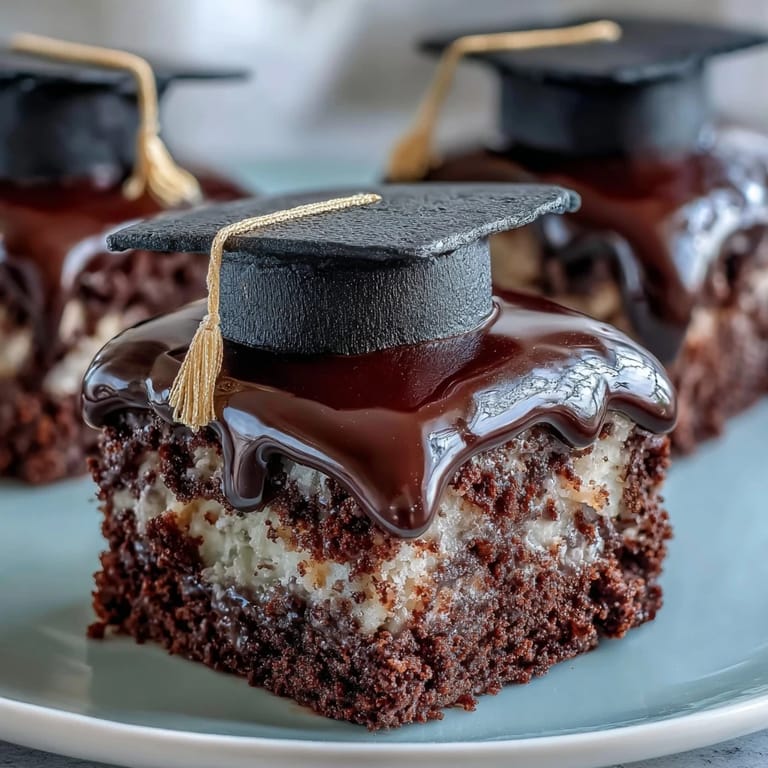 Delight guests with graduation-themed sugar cookies topped with fondant mortarboard hats for a festive finish.