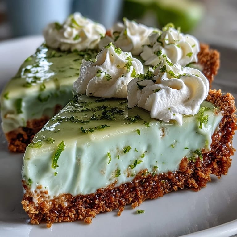 Easy no-bake key lime pie, a refreshing American dessert for any occasion.