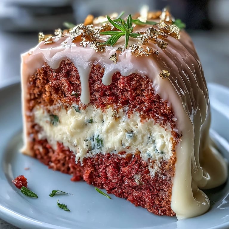 Perfectly frosted Bridal Shower Rosé Velvet Cake, ready for celebration.